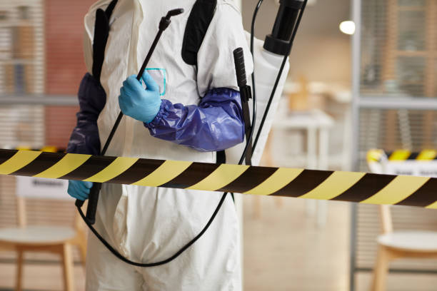 Professional Biohazard technician working in Glen Haven, CO